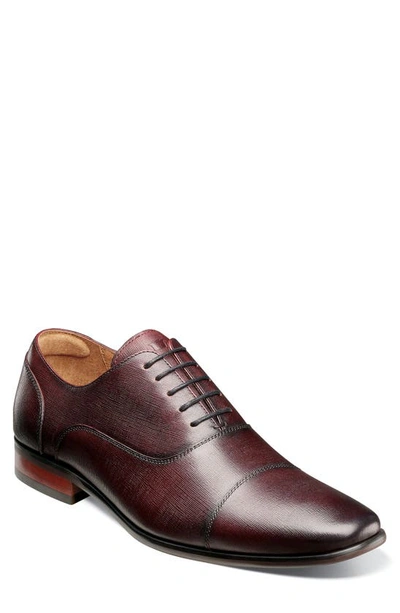 Florsheim Postino Cap Toe Oxford In Burgundy