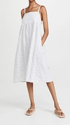 MADEWELL CAMI BABYDOLL MIDI DRESS IN GINGHAM,MADEW45118