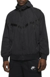 Nike Men's  Sportswear Premium Essentials Unlined Hooded Windrunner Jacket In Black