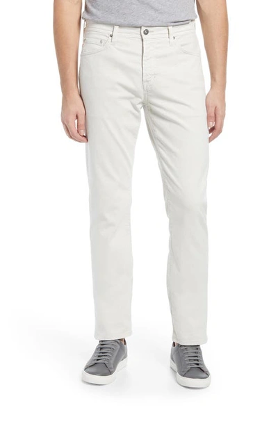 Ag Everett Sud Slim Straight Fit Trousers In Sulfur Wind Swept