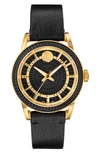 VERSACE CODE LEATHER STRAP WATCH, 41MM,VEPO00320