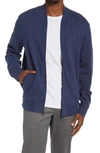 Polo Ralph Lauren Double Knit Jersey Half Zip Pullover In Spring Navy Heather