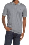 Polo Ralph Lauren Classic Fit Soft Cotton Polo Shirt In Steel Heather