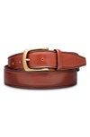 Bosca Palermo Leather Belt In Dk Brown