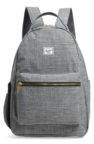 Herschel Supply Co Babies' Nova Sprout Diaper Backpack In Raven Crosshatch