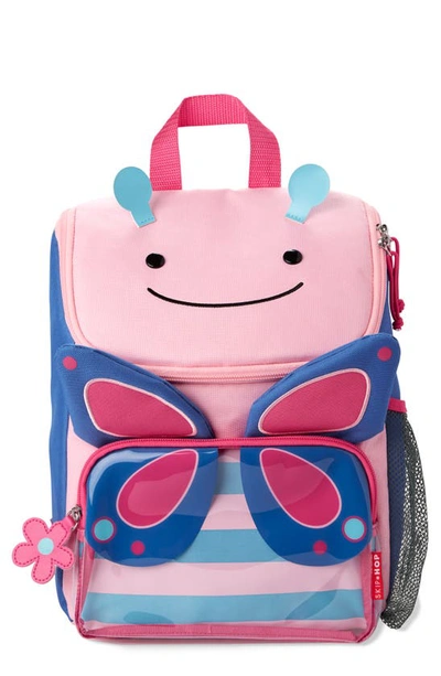 Skip Hop Babies' Zoo Butterfly Big Kid Backpack In Multicolor
