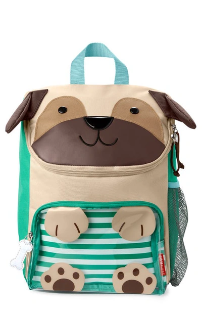 Skip Hop Babies' Zoo Pug Big Kid Backpack In Multicolor