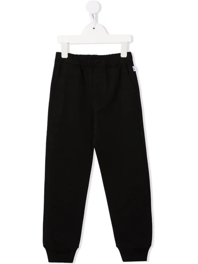 Il Gufo Kids' Elasticated-waist Trousers In Black