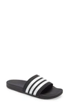 Adidas Originals Adilette Comfort Slide Sandal In Purple Tint/ Wonder White