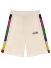 PALM ANGELS X MISSONI TRACK SHORTS,EC927E8E-37A7-1047-6311-AC90F8C935D2
