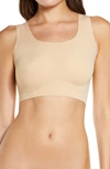 True & Co. True Body Lift Wireless Bra In Desert