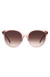 Kate Spade Kimberlyn 56mm Gradient Cat Eye Sunglasses In Pink/ Brown Gradient