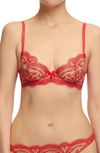 Dita Von Teese Severine Underwire Balconette Bra In Flame