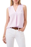 Vince Camuto Rumpled Satin Blouse In Corsage Pink