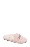 Soft Pink Faux Shearling