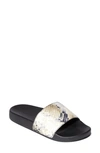 Allsaints Women's Karli Slide Sandals In Summer Snake Leather