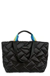 KURT GEIGER QUILTED SHOPPER,8284300229