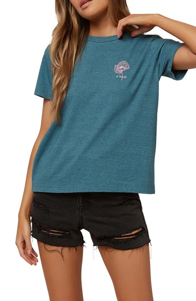O'neill Poppy Field Graphic Tee In Hydro