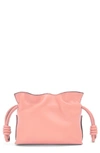 Loewe Mini Flamenco Clutch In Nappa Calfskin In Pink & Purple