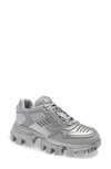 Prada Cloudbust Thunder Lug Platform Sneaker In Argento