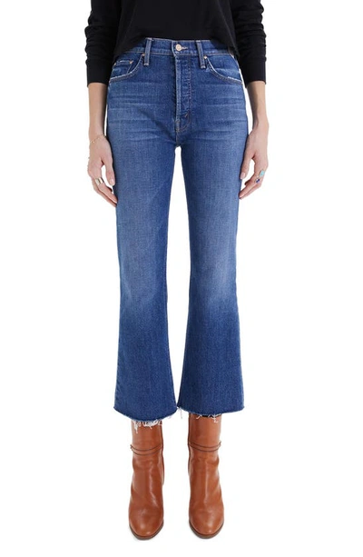 Mother The Tripper Ankle Fray Jeans In Nature Touch Base In Change Is In The Air