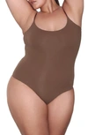 Skims Fits Everybody Cami Thong Bodysuit In Oxide