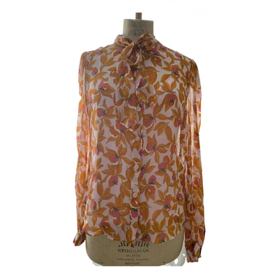 Pre-owned Diane Von Furstenberg Silk Shirt In Multicolour