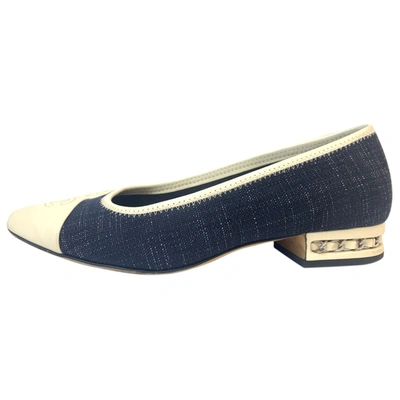 Pre-owned Chanel Cloth Ballet Flats In Multicolour
