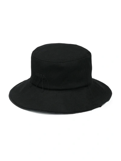 Ader Error Tonal Logo Bucket Hat In Black