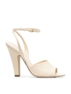 Saint Laurent Scandale Ankle Strap Sandal In Neutrals