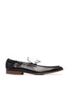 LANVIN CONTRAST-PANEL LOAFERS,16811376