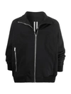 RICK OWENS HIGH-NECK ZIPPED JACKET,16298802