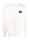 ALEXANDER MCQUEEN LOGO-PATCH OVERSIZED SWEATSHIRT,16718013