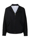 THOM BROWNE LINEN BOMBER JACKET,16495948