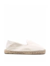Manebi La Havana Espadrilles In White Canvas In White