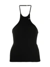 Alyx Butterfly Halterneck Top In Black
