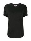 Isabel Marant Étoile Killian Slim-fit Linen T-shirt In Black