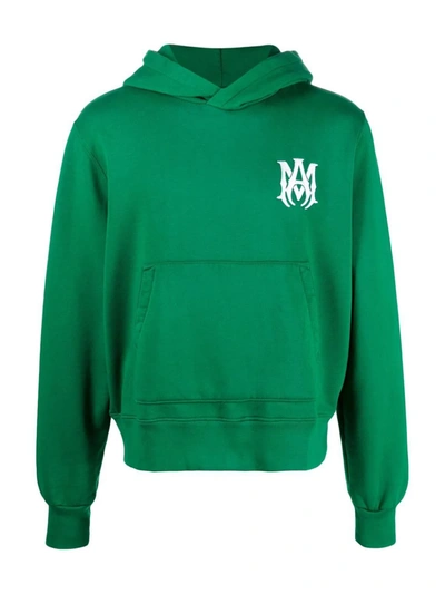 Amiri Ma Fitted Hoodie, Tennis Green