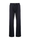 Carhartt Straight Leg Trousers In Blue