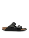 Birkenstock Arizona Double Buckle Sandals In Black