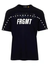 Moncler Genius Fragment Logo Cotton Jersey T-shirt In Black