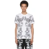 VALENTINO WHITE DARK BLOOMING LOGO T-SHIRT