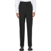 VALENTINO BLACK MOHAIR & WOOL TROUSERS