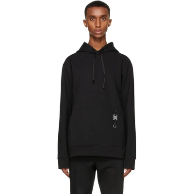 Alyx Buckle-detail Pullover Hoodie In Nero