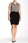 Atelier Luxe Ponte Skirt In Black