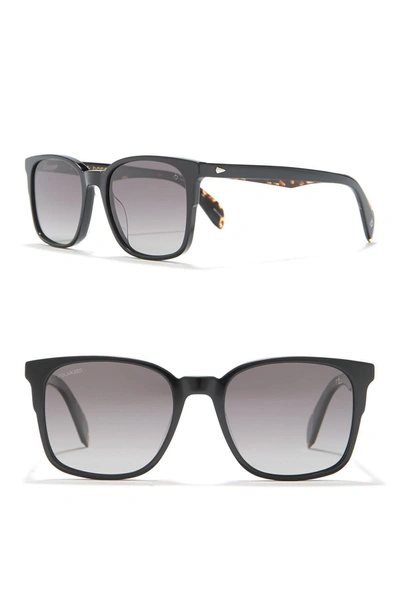 Rag & Bone 52mm Square Sunglasses In Black 2- Polar