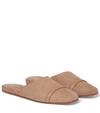 MALONE SOULIERS RENE SUEDE SLIPPERS,P00581849