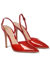 GIANVITO ROSSI PVC AND LEATHER PUMPS,P00604488