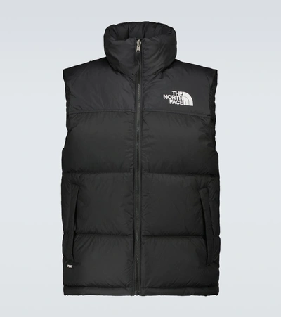 The North Face Men's 1996 Retro Nuptse Vest In Black In Nero Neri E Grigi