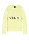 Givenchy 4g Intarsia Knitted Logo Jumper In Yellow